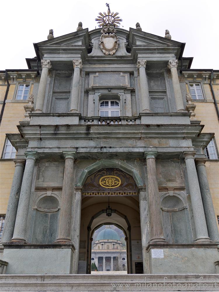 Biella (Italy) - Royal Door inside the Sanctuary of Oropa